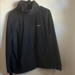 Columbia Midnight Black Full-Zip Fleece